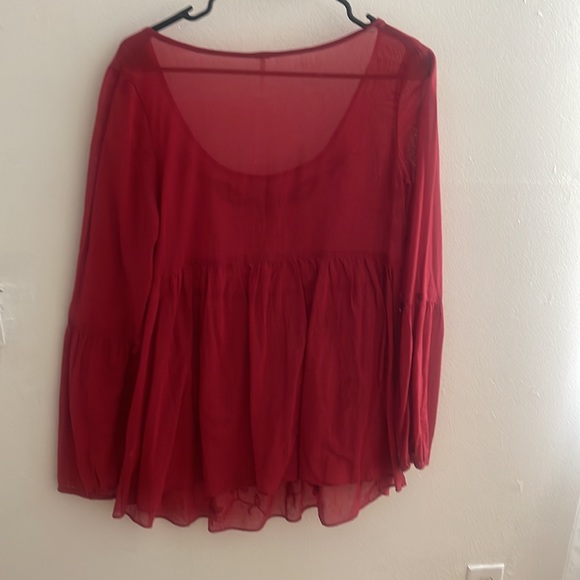 Free People guaze top - free spirited look-never worn - Picture 4 of 4